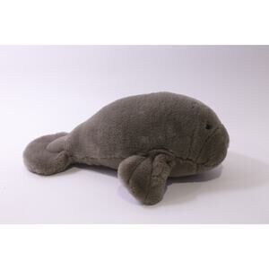 Fiesta, Manatee, Plush, 16", Gray, Marine Theme, Nursery Decor, ~ 251227-WH 1300